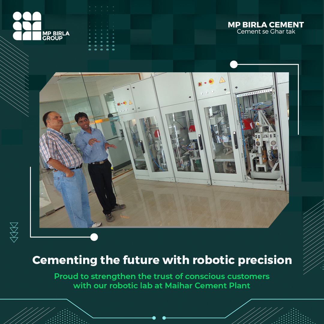 MPBirla_Cement's tweet photo. For utmost consistency in quality, we rely on fully automated technology for the testing of raw materials for clinker and cement becoming the first to do so in Central India!
.
.
.
#MPBirlaCement #RoboticLab #Construction #QualityCheck https://t.co/A69eeCP7p1