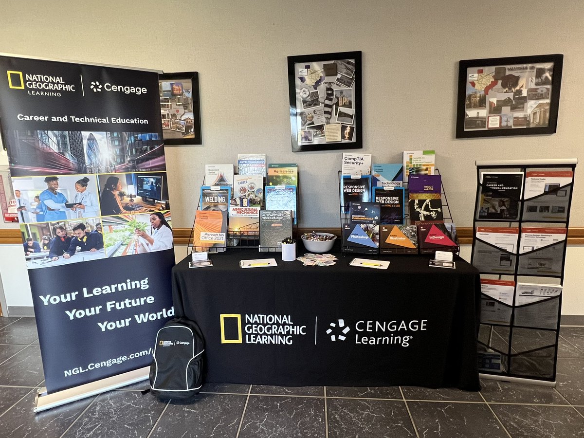 HickleNGL's tweet photo. Ready to roll in San Angelo at the Region 15 STEAM Conference.  Come by to say hi, and check out our amazing products! #NGL @CengageLearning https://t.co/FGVO6DvIQI