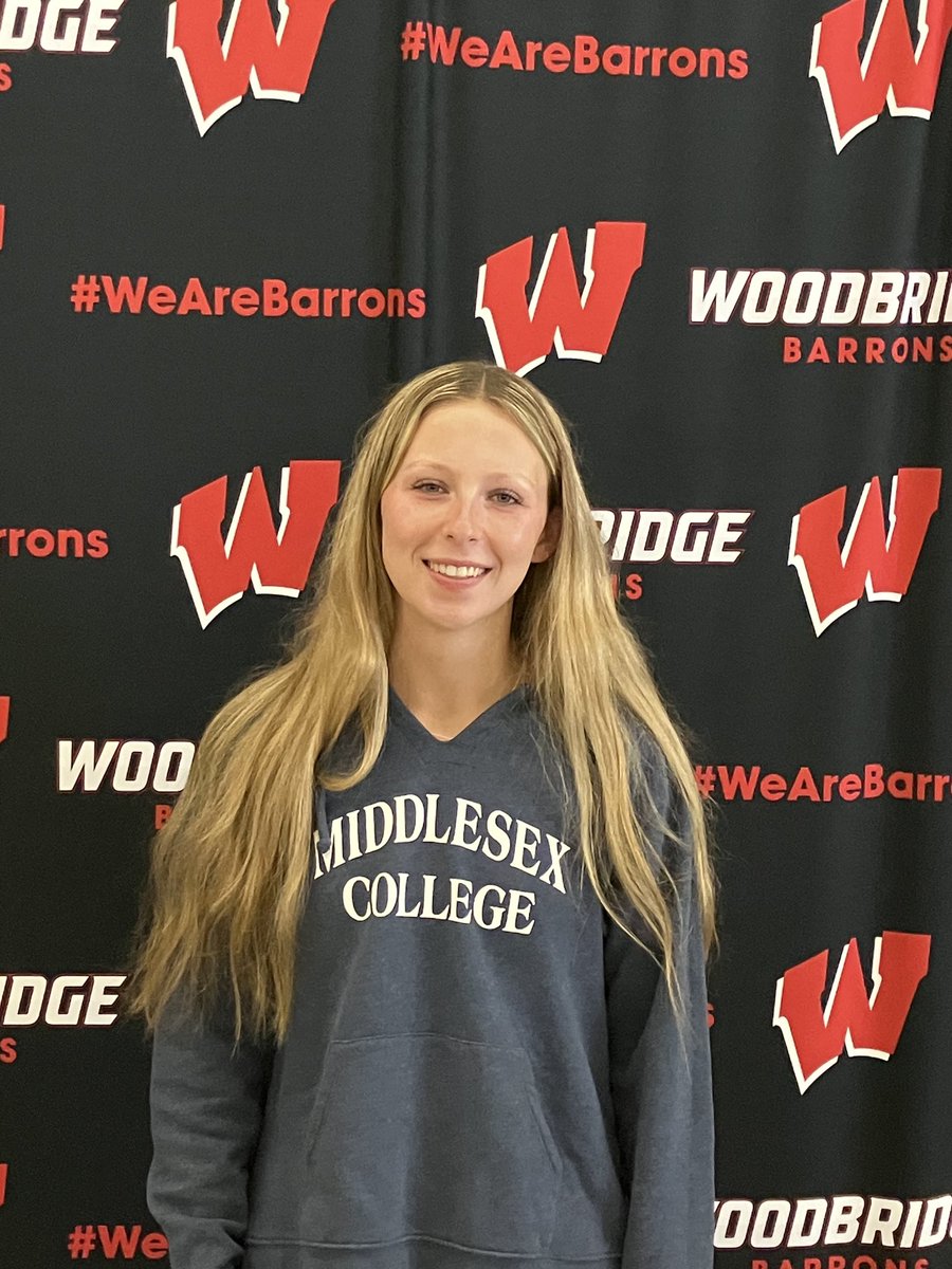 Madison Rackett, WHS Class of 23, will attend Middlesex College and play Softball ⁦<a href="/MiddlesexColts/">Middlesex College Colts</a>⁩ #WeAreBarrons