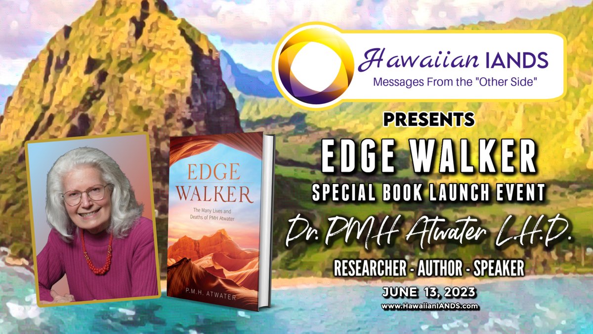 Shaun Lether (@metamorphicim) on Twitter photo Join us TODAY, June 13th as we welcome famed #NDE researcher Dr. PMH Atwater <a href="/PMHAtwater/">PMH Atwater</a>
who will be discussing her 19th book Edge Walker
(Free Online)
#neardeathexperience #spiritualawakening #SpiritualGrowth #LifeAfterDeath #AfterLife
👉conta.cc/3J9sDam Join us TODAY, June 13th as we welcome famed #NDE researcher Dr. PMH Atwater <a href="/PMHAtwater/">PMH Atwater</a>
who will be discussing her 19th book Edge Walker
(Free Online)
#neardeathexperience #spiritualawakening #SpiritualGrowth #LifeAfterDeath #AfterLife
👉conta.cc/3J9sDam