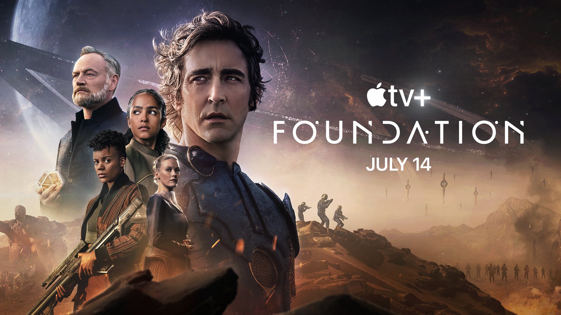Nieuwe Foundation S2 banner op Apple TV Plus
