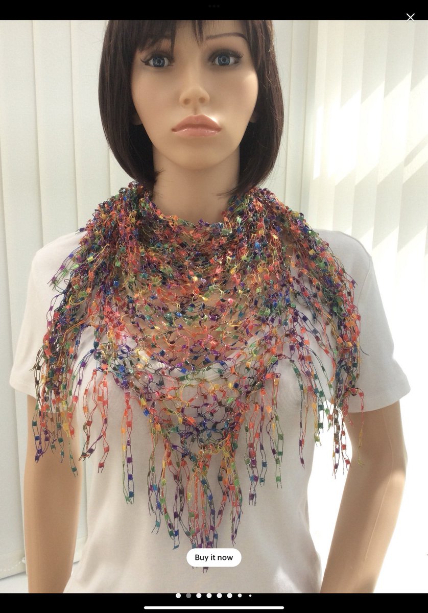 Kelebekstyles1's tweet image. This colourful neck scarf with a shimmer sparkle, is so pretty, you’ll want to take it with you when on holiday, cruise, event, etc, so you can look smart anytime. It will enhance any outfit with its multicolour theme  etsy.com/uk/listing/504… #multicolour #sparklescarf #smartwear