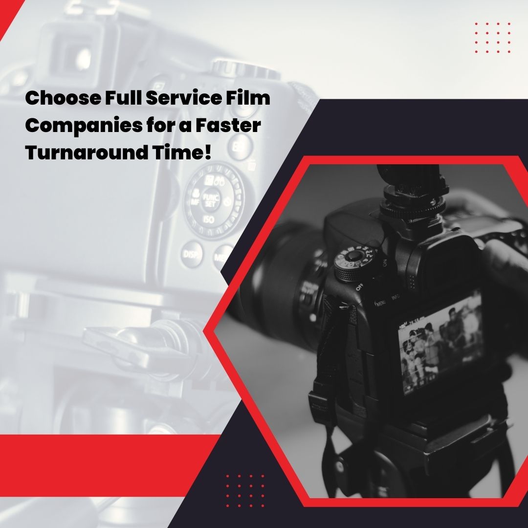 Choose Full Service Film Companies for a Faster Turnaround Time!

#videoproductioncompany #advertisingagency #cinematographer #videostudio #musicvideoproduction #photographer