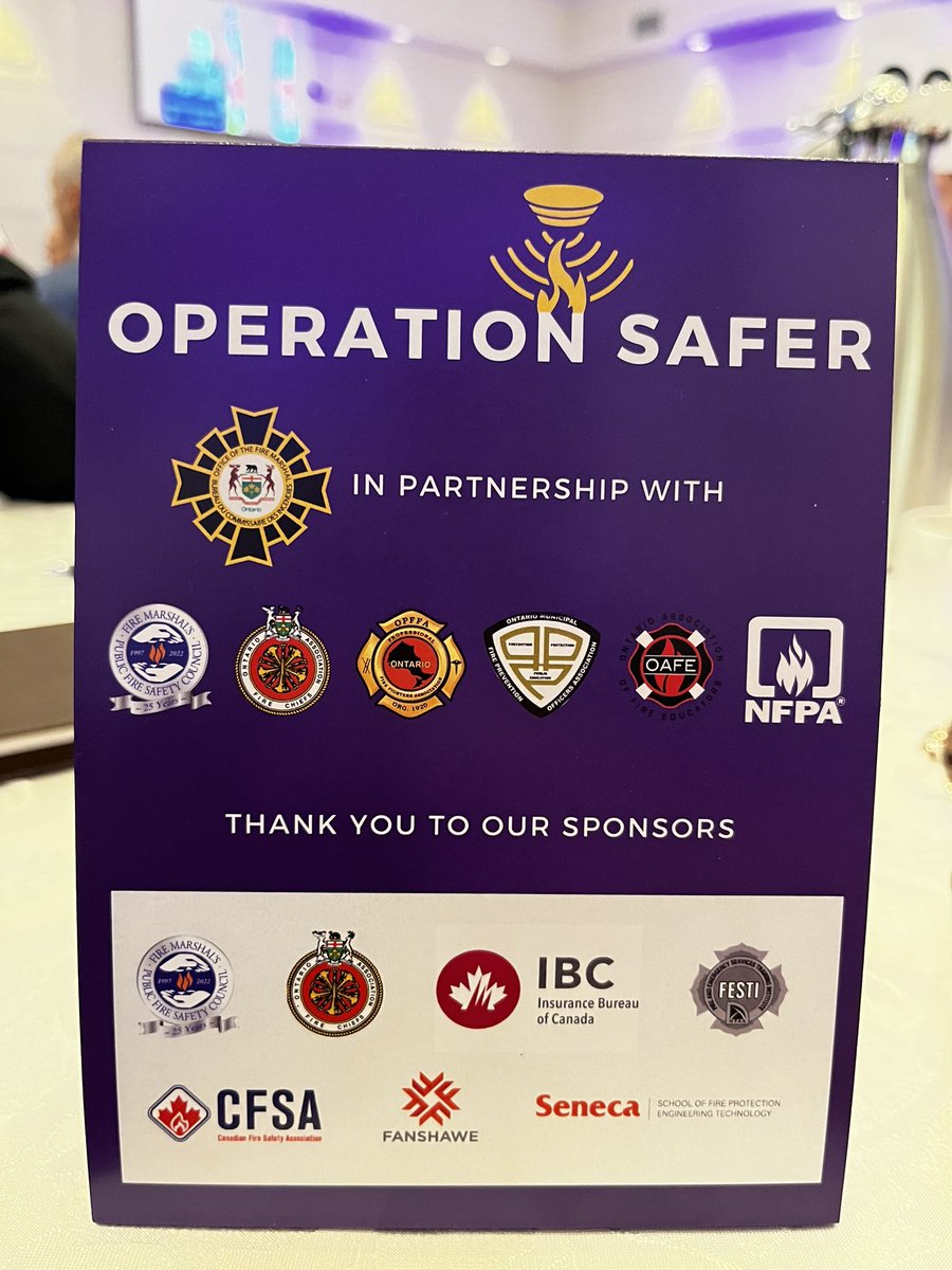 Had the pleasure of speaking with @MPPKerzner today at #OperationSafer. Thank you for taking the time to listen to the challenges of rural fire departments. Your dedication to community and public safety does not go unnoticed #FireSafeOntario #BeAlarmed #SmokeAlarmsSaveLives