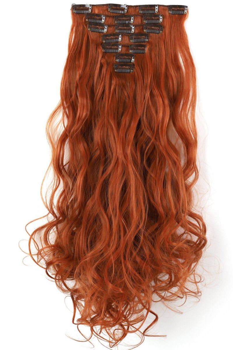 Excited to share the latest addition to my #etsy shop: 20' Curly Clip in Hair Extensions - Full Head 7 pcs Synthetic Hair Pieces (T1439） etsy.me/43QXT6B #red #hairextensions #clipinextensions #curlyhair #cosplay #wig #clipinhair #heatresistant #hairweave