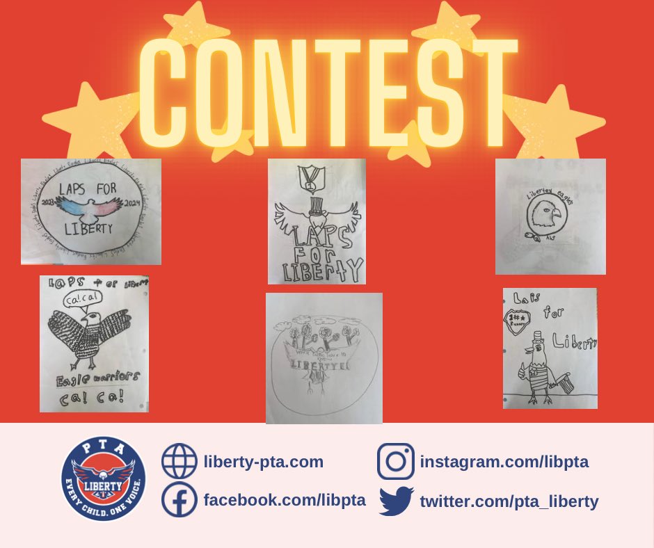 Liberty PTA ๐ฆ
South Riding, VA (@pta_liberty) on Twitter photo Help us pick the t-shirt design for the 2023 Laps for Liberty! ๐ฃ๐น๐ฒ๐ฎ๐๐ฒ ๐ต๐ฒ๐ฎ๐ฑ ๐ผ๐๐ฒ๐ฟ ๐๐ผ ๐ผ๐๐ฟ ๐๐ฎ๐ฐ๐ฒ๐ฏ๐ผ๐ผ๐ธ ๐ฝ๐ฎ๐ด๐ฒ ๐๐ผ ๐ผ๐ณ๐ณ๐ถ๐ฐ๐ถ๐ฎ๐น๐น๐ ๐๐ผ๐๐ฒ!
These designs were submitted by our very own Liberty students. Help us pick the t-shirt design for the 2023 Laps for Liberty! ๐ฃ๐น๐ฒ๐ฎ๐๐ฒ ๐ต๐ฒ๐ฎ๐ฑ ๐ผ๐๐ฒ๐ฟ ๐๐ผ ๐ผ๐๐ฟ ๐๐ฎ๐ฐ๐ฒ๐ฏ๐ผ๐ผ๐ธ ๐ฝ๐ฎ๐ด๐ฒ ๐๐ผ ๐ผ๐ณ๐ณ๐ถ๐ฐ๐ถ๐ฎ๐น๐น๐ ๐๐ผ๐๐ฒ!
These designs were submitted by our very own Liberty students.