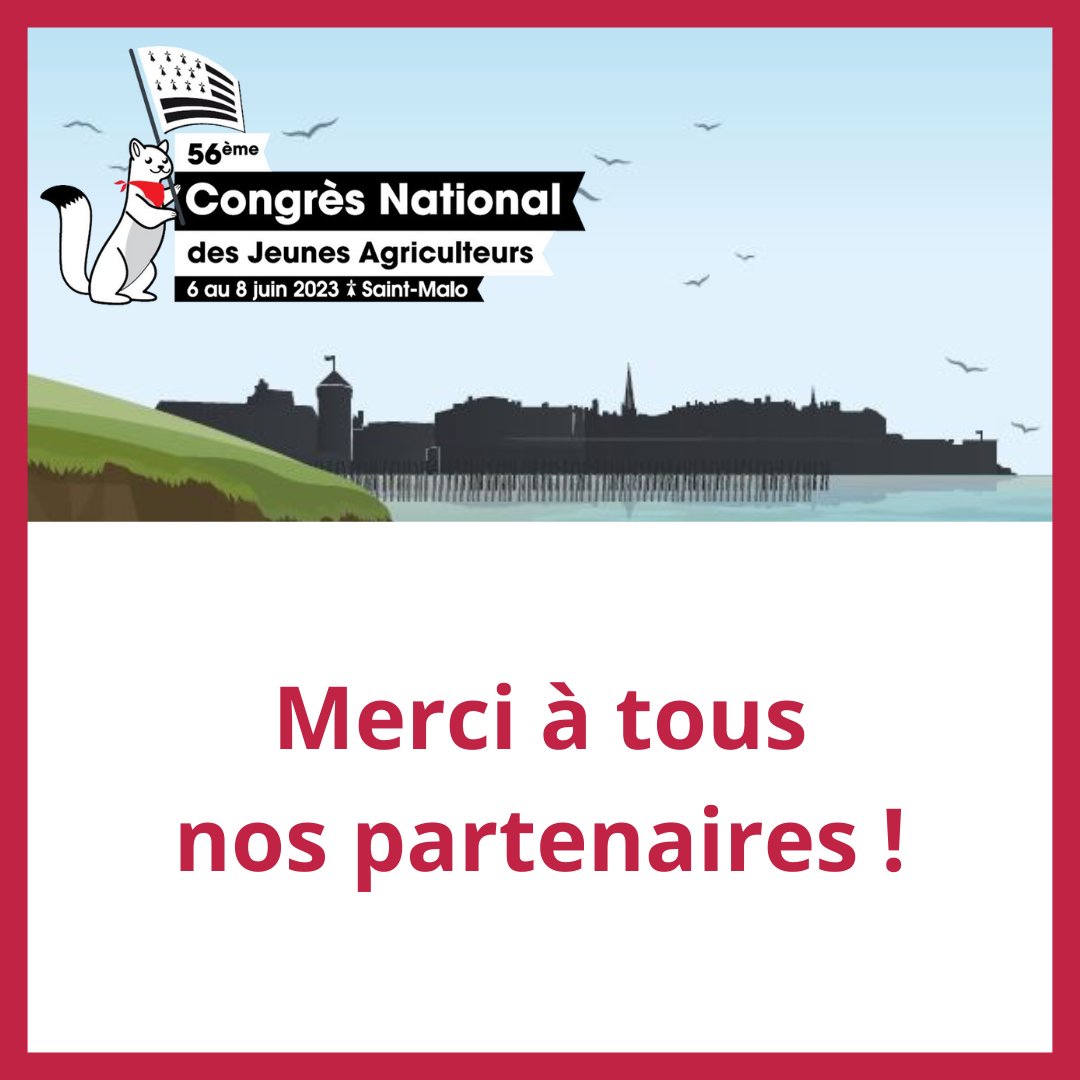 Un grand merci à tous nos partenaires ! 👏

Ils nous ont soutenus et nous ont fait confiance afin de mener à bien ce magnifique Congreizh.

Nous les remercions donc très chaleureusement pour leur collaboration précieuse qui a permis de réaliser ce beau projet. 😊
#congresja