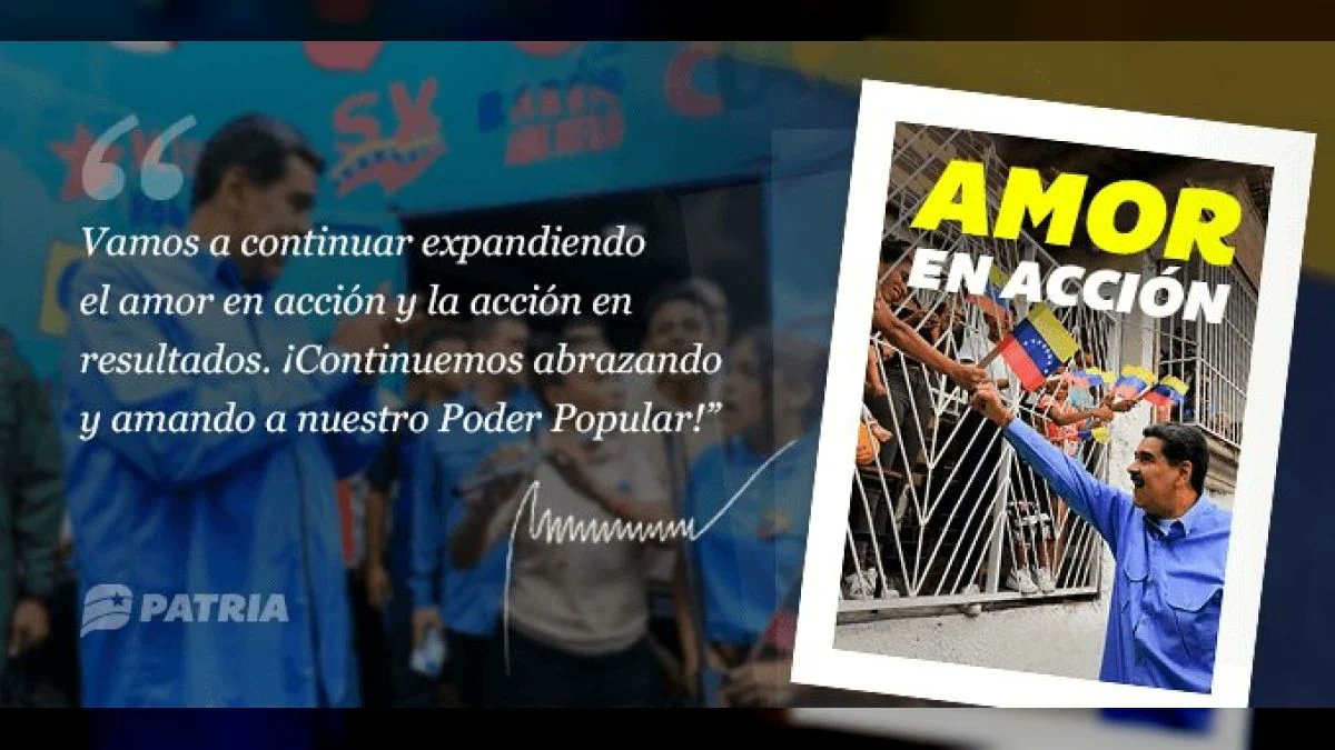 Gobierno Bolivariano inició entrega del Bono Amor en Acción; por la Plataforma Patria mazo4f.com/gobierno-boliv… 

<a href="/dcabellor/">Diosdado Cabello R</a> <a href="/PartidoPSUV/">PSUV</a> <a href="/NicolasMaduro/">Nicolás Maduro</a> <a href="/taniapsuv/">Tania Valentina Díaz</a> <a href="/jaarreaza/">Jorge Arreaza M</a> <a href="/FidelVasquzPSUV/">FIDEL E. VASQUEZ I.</a> <a href="/Mippcivzla/">mippci</a> <a href="/nosrodriguezf/">Nosliw Rodríguez Franco</a>

#VivaLaUniónDeLosPueblos #13Jun