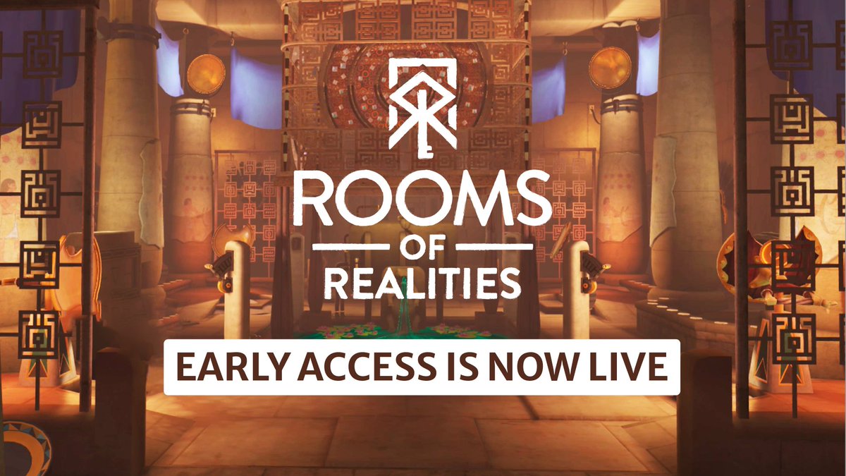 Rooms of Realities #EA is now live on #Steam!!!
You can now solve the most exciting puzzles in our Escape Rooms in VR. ❤️ In several hours, you can expect #Oculus Quest release as well!

For now, check it out on Steam. Link in the comments  🥳👇