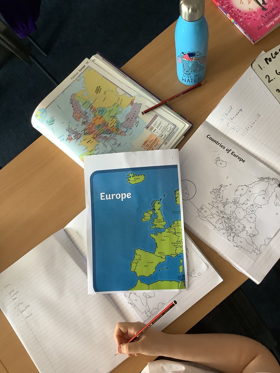 Today in Geography, we have been recapping our knowledge about continents. We focussed on Europe for todays lesson and have been identifying countries using maps and atlases <a href="/PrimaryElaine/">Elaine Primary</a>