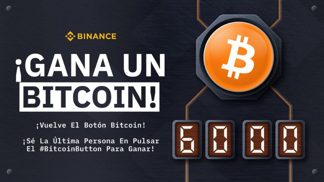 ¡El regreso de #BitcoinButton !

Un #Bitcoin , un botón, un ganador. Cómo ganar:

🔸 Pulsa el botón
🔸 Cuando el temporizador se agote después de 60 segundos, se acabó el juego
🔸 La última persona en pulsar el botón, gana

Juega ahora ➡ bit.ly/3CpdXAk