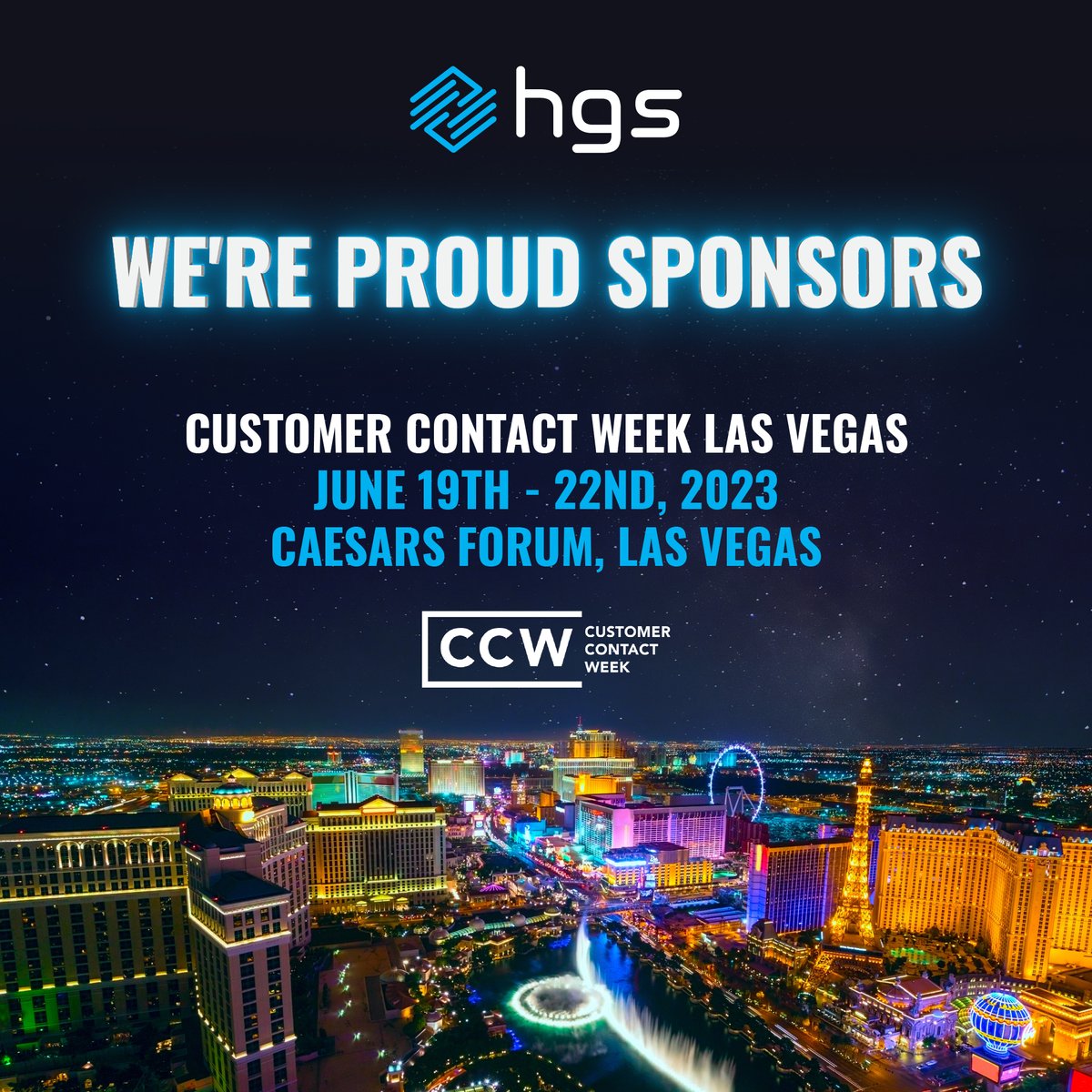 We are excited to sponsor #CCW under the bright lights of Las Vegas! See you there! 
bit.ly/461WR8Z

#CCWvegas #CustomerContact