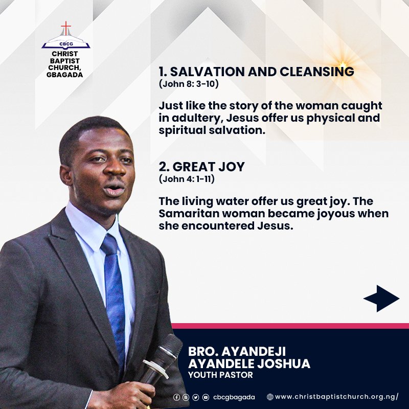 cbcgbagada's tweet photo. PREACHER: BRO. AYANDEJI AYANDELE JOSHUA (Youth Pastor 2023) https://t.co/RjKjGnGTPc