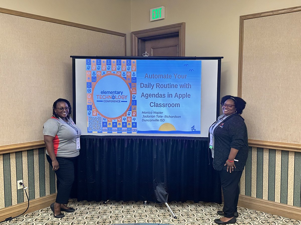 @Richedtech1  and I presented yesterday @TCEA #ETC23! It was an amazing experience! Thank you to everyone who came out to support!