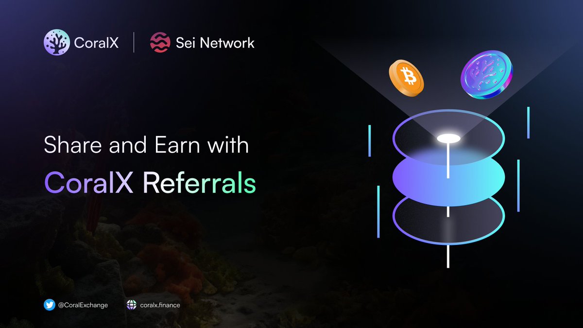 DeFi belongs to everyone.

🪸 With this in mind, CoralX team has designed a perfect referral mechanism for Seilors to share a seamless DeFi experience to everyone.

👉🏻 Deep dive into #Sei's elite infrastructure design wihle sharing and earning: coralx.finance

#CoralX