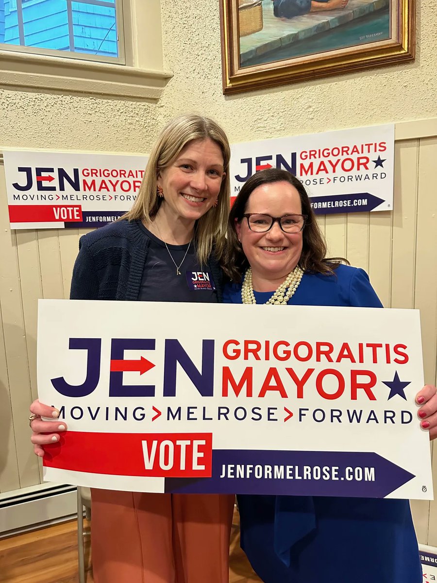 KateLipperGarabedian (@kateforrep) on Twitter photo I am proudly supporting <a href="/JenforMelrose/">Mayor Jen Grigoraitis</a> to be our next Mayor & encourage you to do the same. Jen's deep experience & accomplishments as both an elected municipal official & an executive-level manager set her apart & make her the most qualified candidate to lead Melrose next year. I am proudly supporting <a href="/JenforMelrose/">Mayor Jen Grigoraitis</a> to be our next Mayor & encourage you to do the same. Jen's deep experience & accomplishments as both an elected municipal official & an executive-level manager set her apart & make her the most qualified candidate to lead Melrose next year.