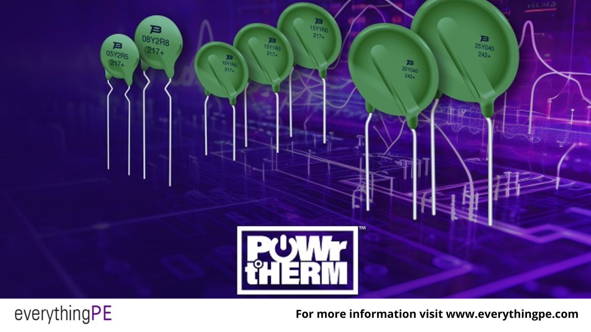 everything_PE_'s tweet image. The BN-LG08Y2R5MYB from Bourns is the ultimate inrush-current suppressor! This flame-retardant thermistor delivers stability and reliability. 

Learn more:  ow.ly/nzoM50OMy1u

@Bourns #product #thermistor #inrushcurrent #currentlimiter #datasheet #powerelectronics