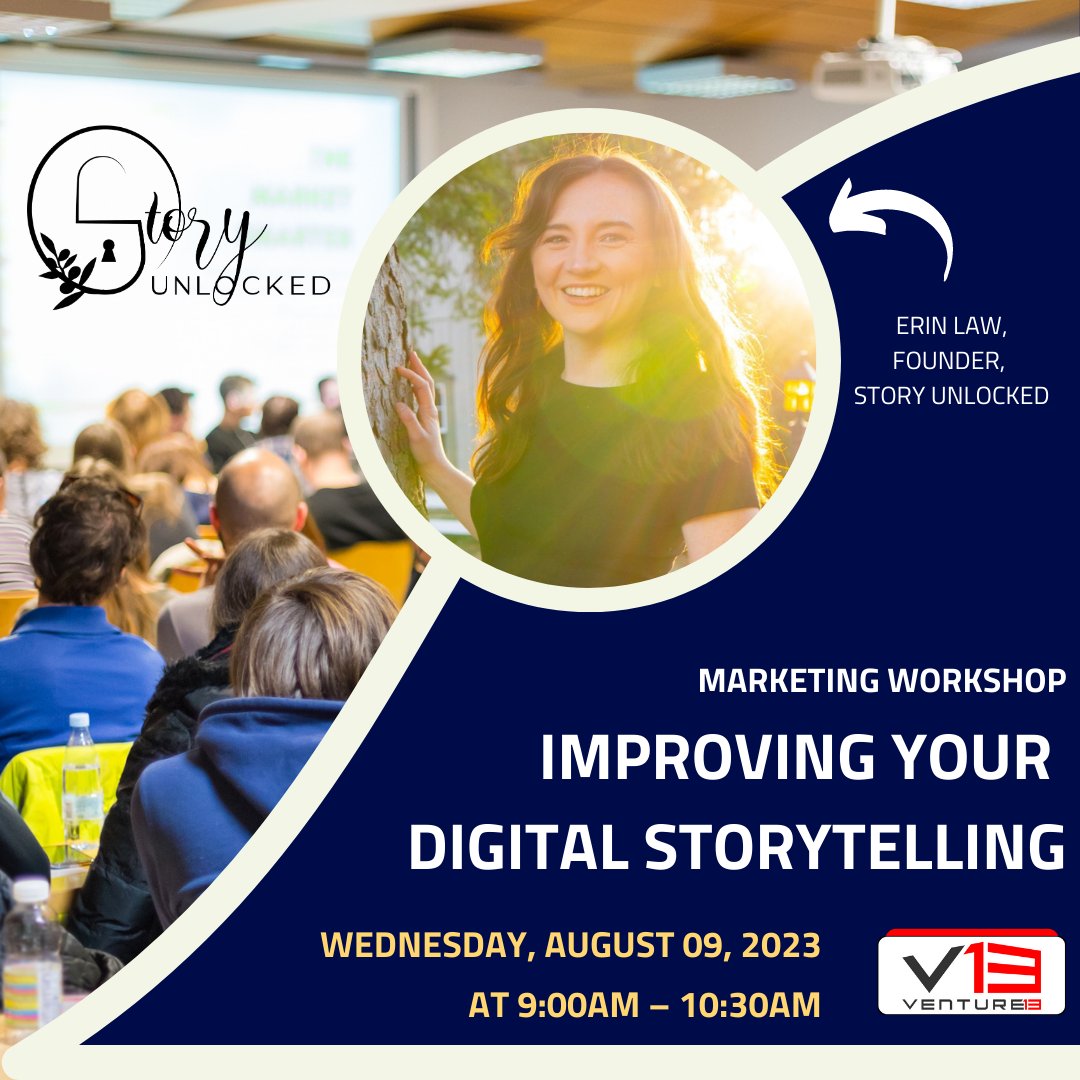REGISTER NOW: Our Digital Storytelling workshop is filling up! If you are looking to improve how you communicate your business, your brand, and who you are to your customers, join us for this FREE workshop.  

Wednesday, August 9 | 9:00am-10:30am 
buff.ly/3CrDglm