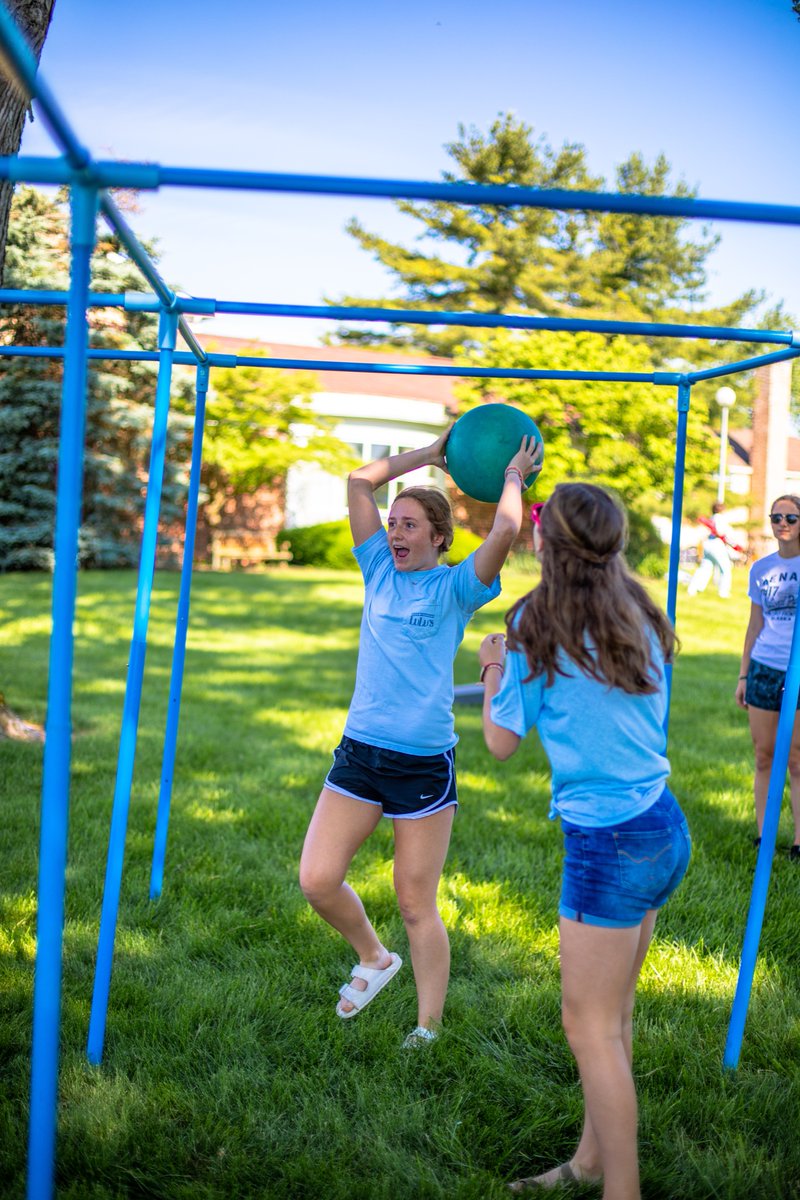 'I'm not competitive; you're competitive!' 
#9SquareInTheAir #GameTime #GameAnywhere #9Square #SquadGoals #GoOutside #friends #PhysEd #campgames