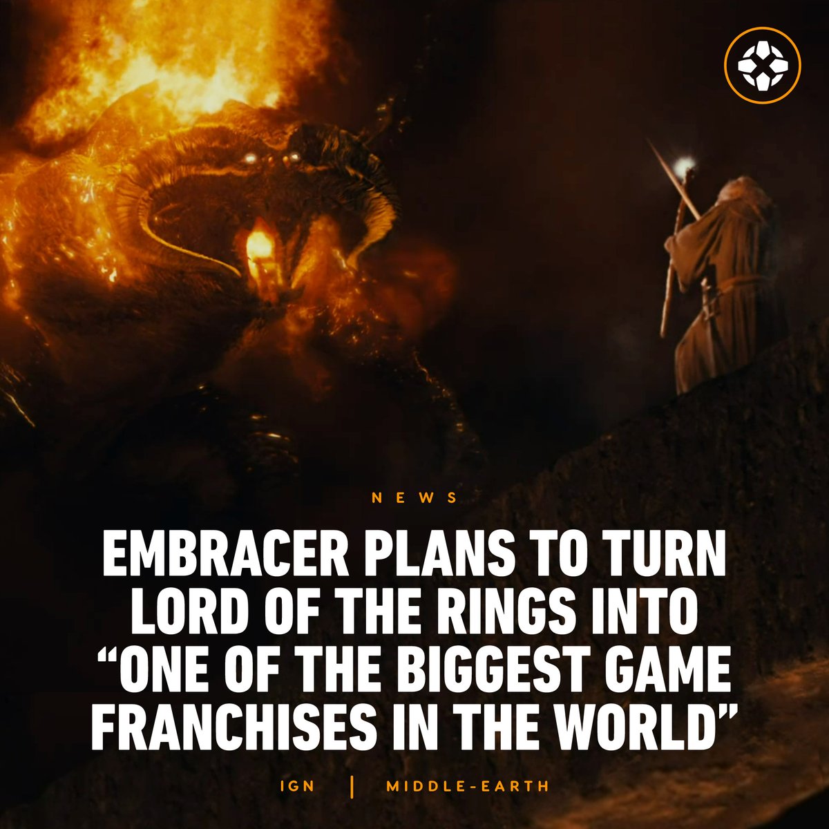 Following news of a restructuring, Embracer executives made it clear that The Lord of the Rings franchise will be a priority moving forward. 'We know we need to be exploiting Lord of the Rings in a very significant fashion.' bit.ly/43zUl8A