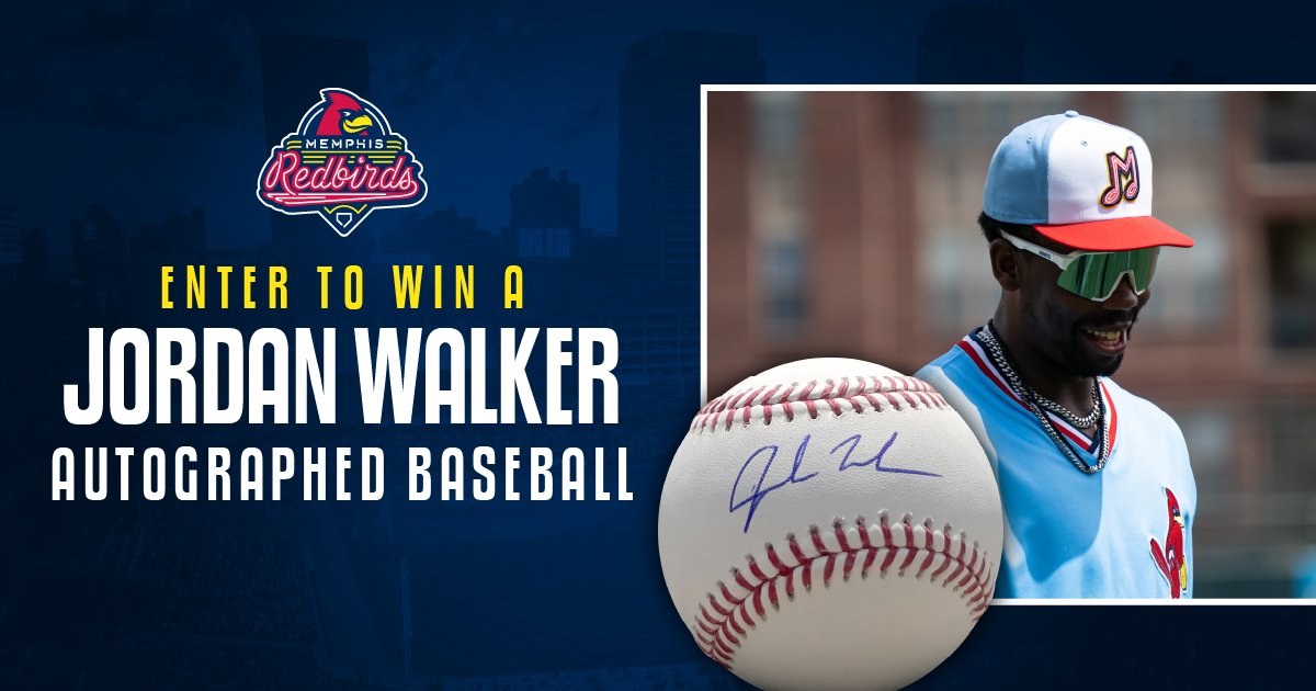 Enter to win an autographed Jordan Walker baseball!

Enter HERE: atmilb.com/3WZimTX