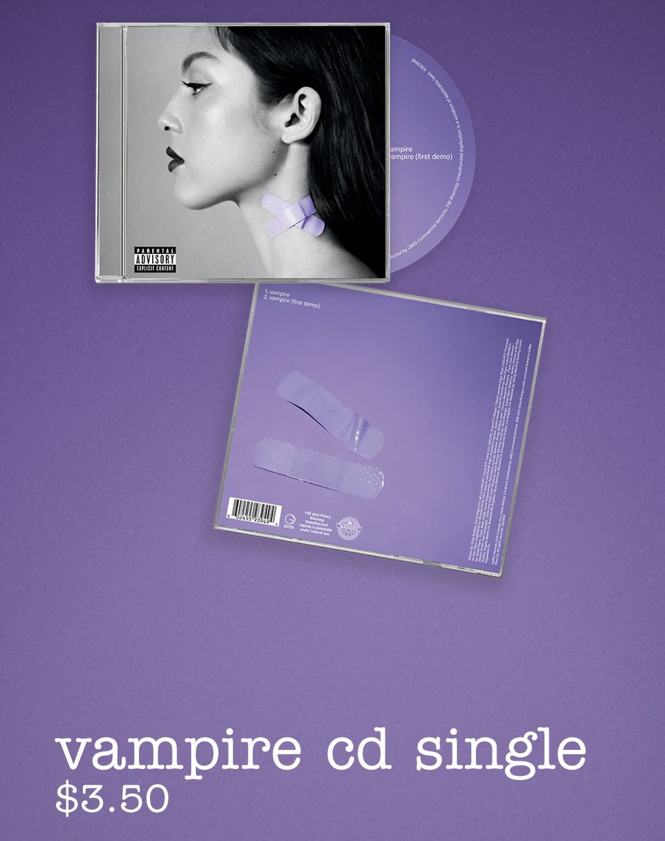 Olivia Rodrigo レコード 7インチ 限定盤 Olivia Rodrigo Guts - Deluxe Edition 7-Inch Sleeve + Bonus