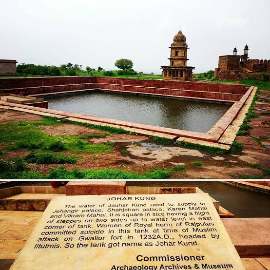 1. Jauhar Kund in Gwalior fort.
Madhya Pradesh.