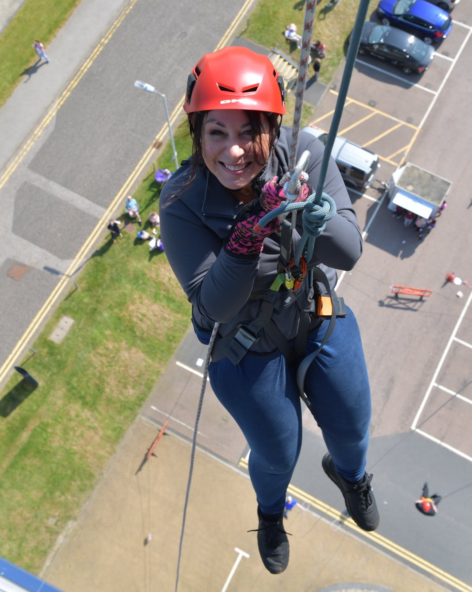 😀 150 thrill seekers were 'hanging around' the Northern Lights Tower in Aberdeen on the 10th June for our famous Aberdeen Abseil! A MASSIVE thank you to everyone who took part, raising over £24K for SBH Scotland! Read the full story at sbhscotland.org.uk/news/news/sun-…