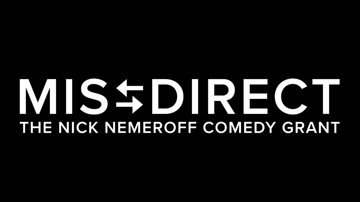 Are you ready to turn your comedic dreams into reality? Introducing “Misdirect: The Nick Nemeroff Comedy Grant” aimed at emerging comedians who could receive $10,000 for their next comedy initiative!

Learn more, including when applications open at academy.ca/misdirect