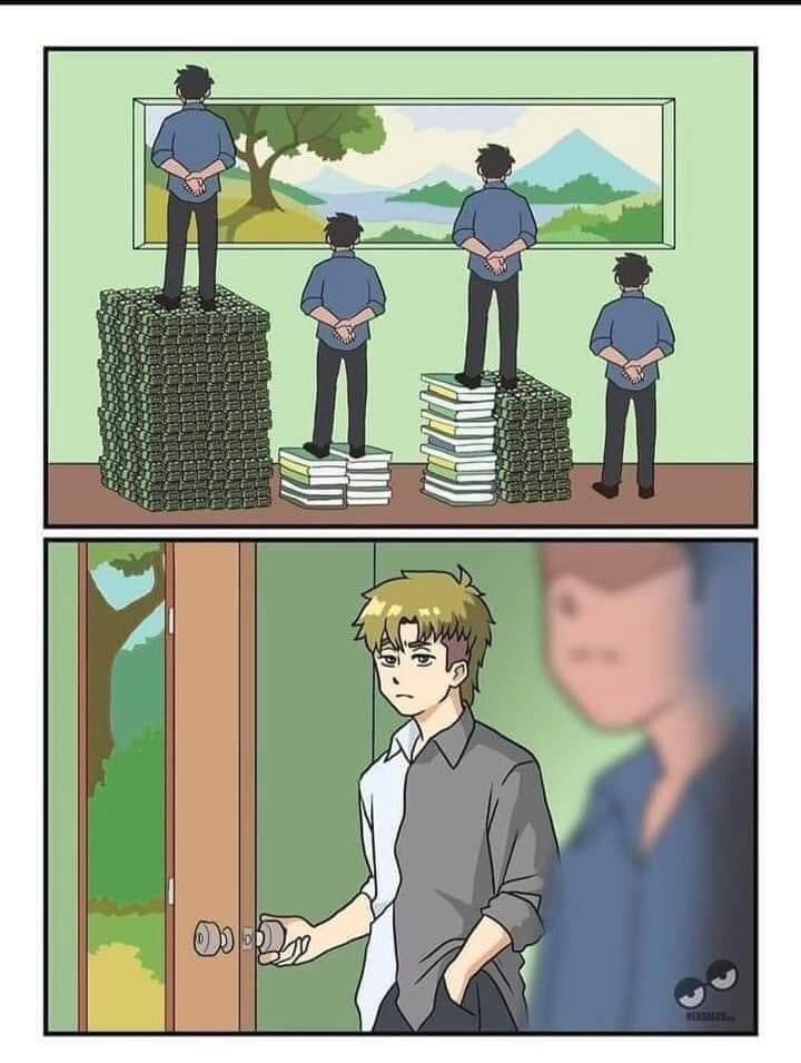 ชอบมีมนี้ การออกไปใช้ชีวิตก็ทำให้เราได้เห็นโลกกว้างได้เหมือนกัน