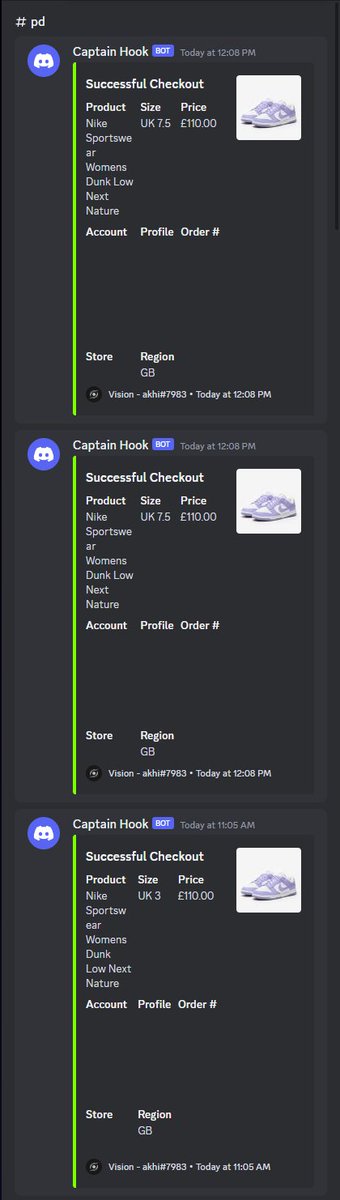 Success posted!
