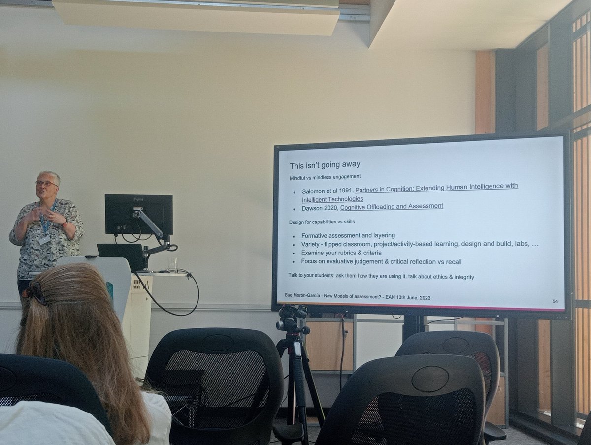 Patricia Xavier (@_pxavier) on Twitter photo Great to hear from <a href="/DrSueSoTL/">sue morón-garcía 🇪🇸🏴✍🏼🧑🏻🏫📚🔎</a> at <a href="/EngProfCouncil/">EPC</a> #EANCongress23 about how academic learning developers can help transform chatGPT/LLM-affected assessment <a href="/aldinhe_LH/">ALDinHE and LearnHigher</a> Great to hear from <a href="/DrSueSoTL/">sue morón-garcía 🇪🇸🏴✍🏼🧑🏻🏫📚🔎</a> at <a href="/EngProfCouncil/">EPC</a> #EANCongress23 about how academic learning developers can help transform chatGPT/LLM-affected assessment <a href="/aldinhe_LH/">ALDinHE and LearnHigher</a>