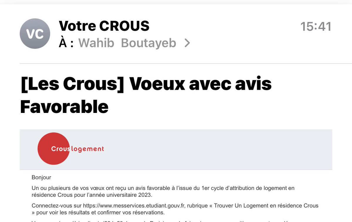 Comment c’est possible , j’ai fais des demandes de logement crous au pif sans être boursier et j’ai eu un avis favorable alors que l’année dernière quand j’en avais vraiment besoin et que j’étais boursier echelon 5 j’ai eu que des non