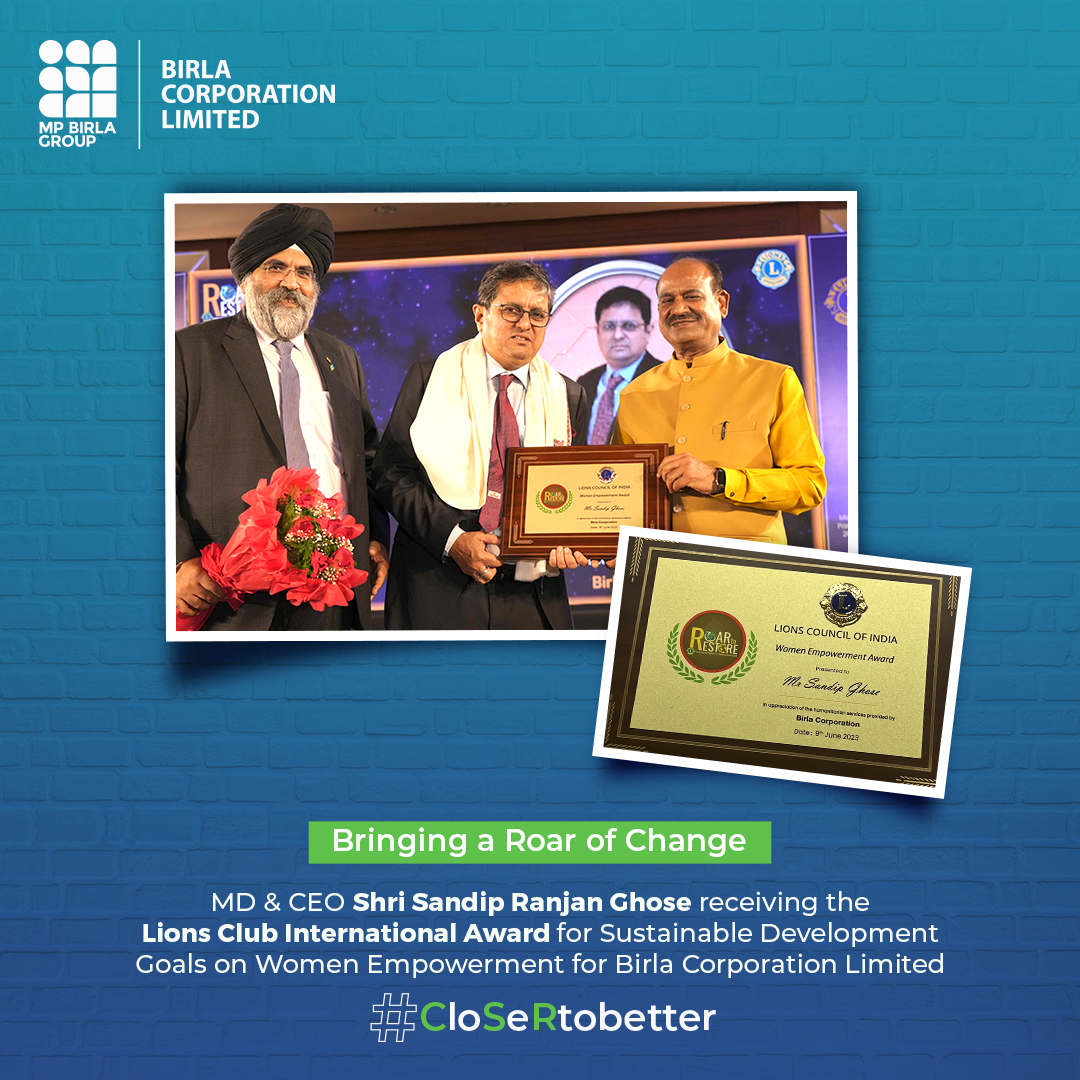 It was a matter of pride for Birla Corp Limited as our MD & CEO represented on this platform where we were conferred with this prestigious award from Lok Sabha Speaker, Shri Om Birla
.
.
#MPBirlaCement #CSR #Awards #LokSabha #LionsClub #Sustainability #EnvironmentFriendly