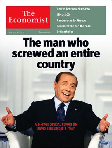 La Stampa Estera.
'L'uomo che ha fottuto un intero paese'.
#Berlusconi