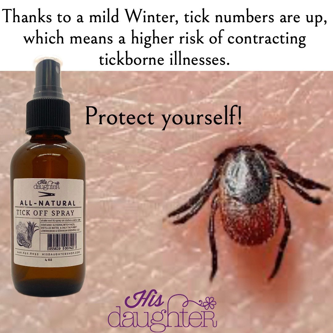 Do you have plans to go for a hike? Do your kids enjoy playing in the woods? Do you enjoy hunting? Then you have seen how bad tick season is this year 😬

#hisdaughtershop #middlefieldOH #shoplocal #visitgeaugacounty #ticks #tickseason