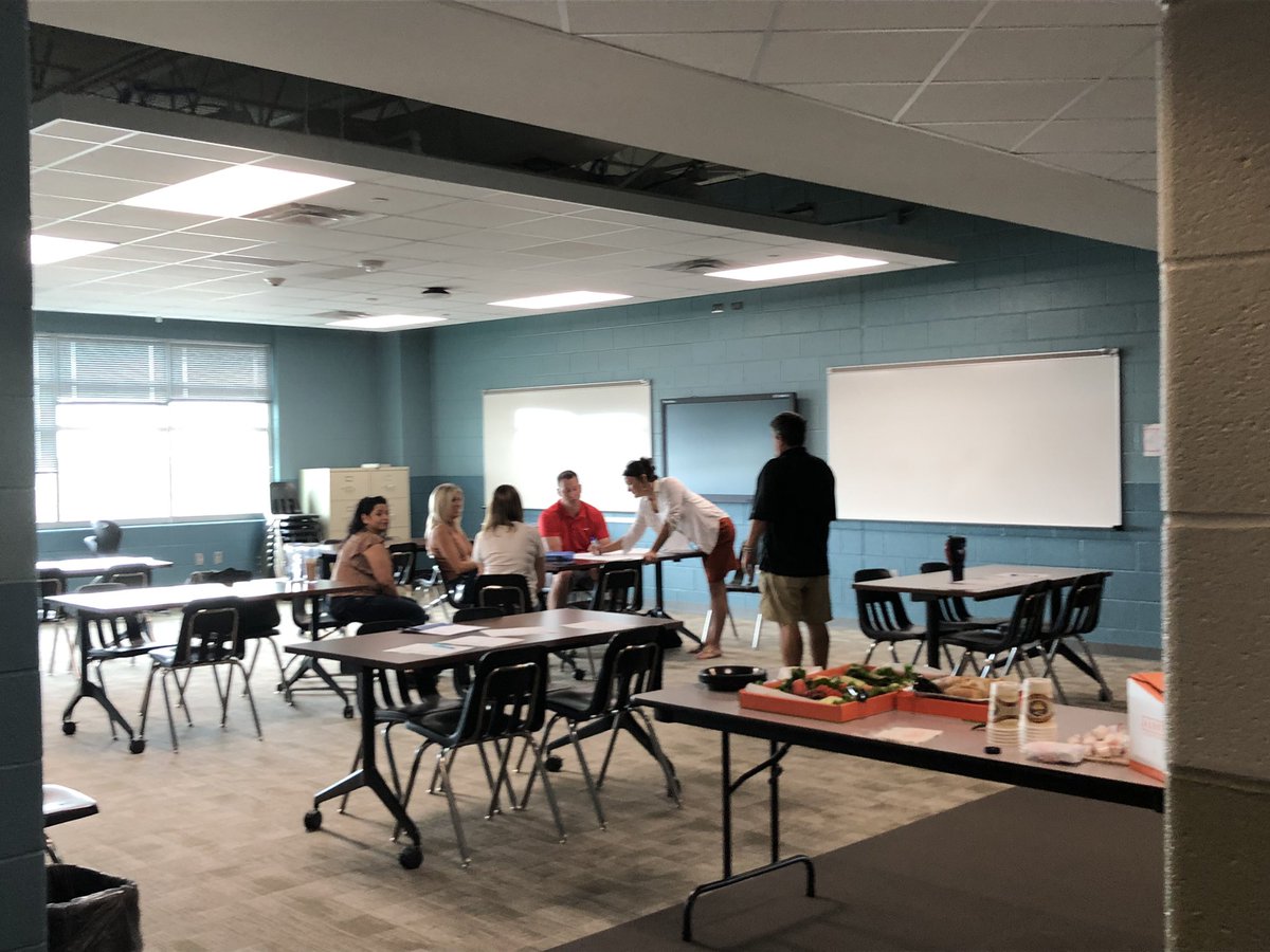 DrAnthonyMS's tweet photo. Day 2 of Raven Blueprint Refresher! Over 50 staff present to strategically plan the transfer of our learning into action! #ravenRISE @CFISDStuSrvcs https://t.co/3hbQDx5hY1