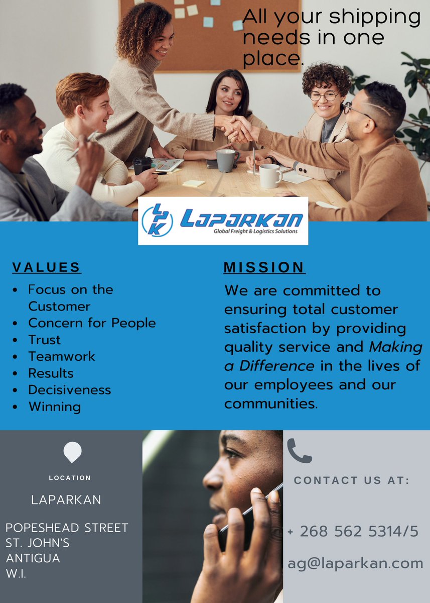 Laparkan is a licensed and bonded air and #oceancargo network that owns significant expertise and knowledge of the #NorthAmerican, #TheCaribbean and #LatinAmerican Trading Regions. Laparkan Trading is a top tier #cargo leader in the #CaribbeanRegion.