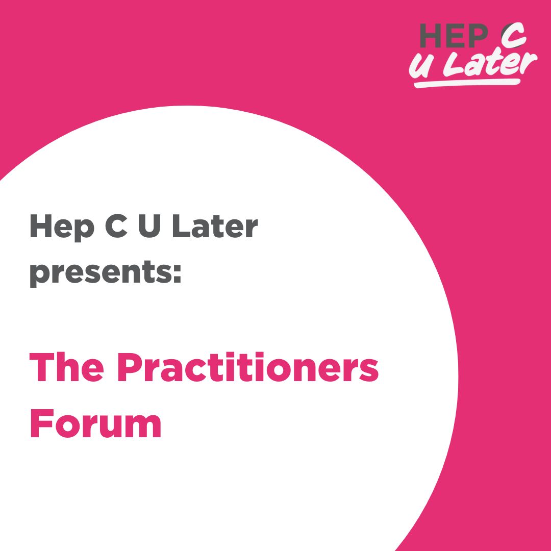 Our fourth practitioners forum will be taking place tomorrow. 

We have sent around the invites and look forward to seeing you all then. If you haven't got an invite yet, let us know and we will send one across #HepCULater @NHS_APA