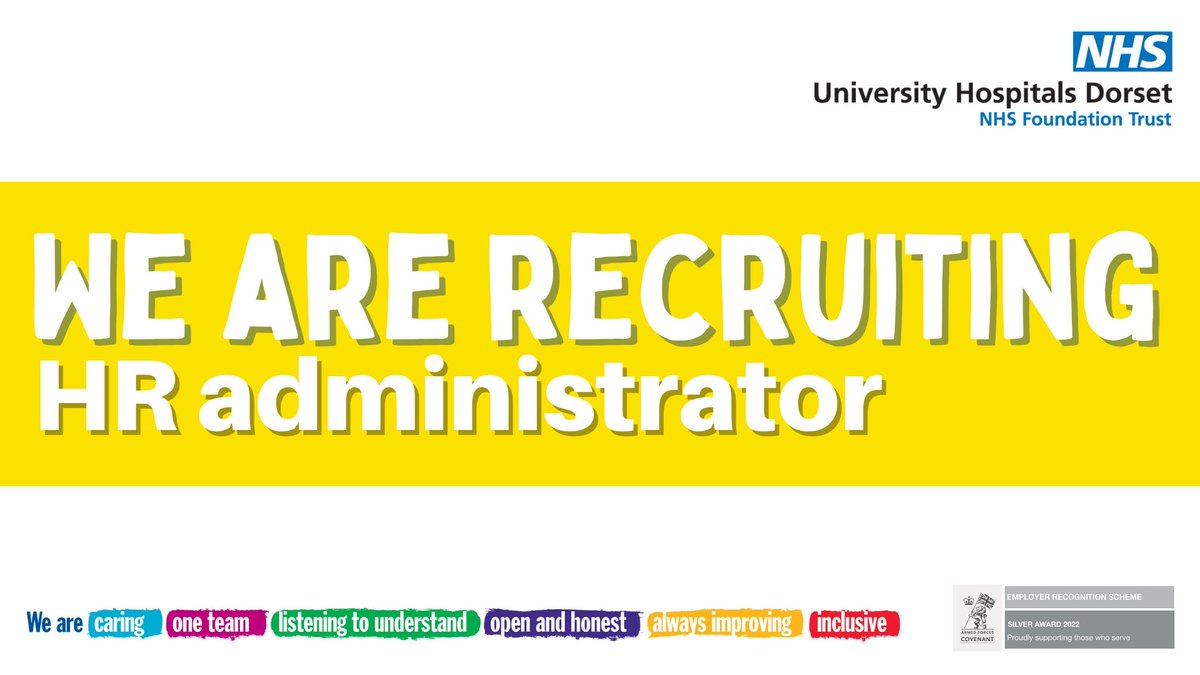 Join #TeamUHD as a #HR administrator 🤩

We can offer you:

🤝 Enhanced annual leave
🤝 Flexible working
🤝 Enrolment into our generous NHS pension scheme
🤝 NHS discounts at thousands of retailers
🤝 Training and development opportunities

🔗 Apply: bit.ly/3X1bNAh
