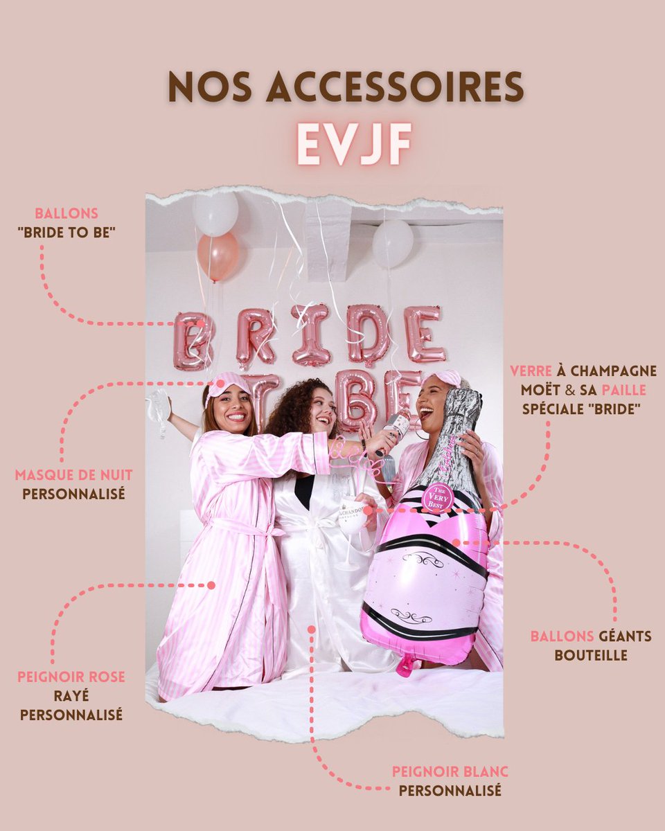 HonorMyBride's tweet photo. Quoi de plus parfait pour un EVJF que nos accessoires idéaux ? 🤩 Découvrez notre Box THE BEST EVJF sur https://t.co/AYXjhHYN72

 #decoration #deco #partydecor #weddingdecor #bridalshower #bridaldecor #bacheloretteparty #photobooth #accessoireevjf #evjffrance #ma... https://t.co/t7okNECAYo