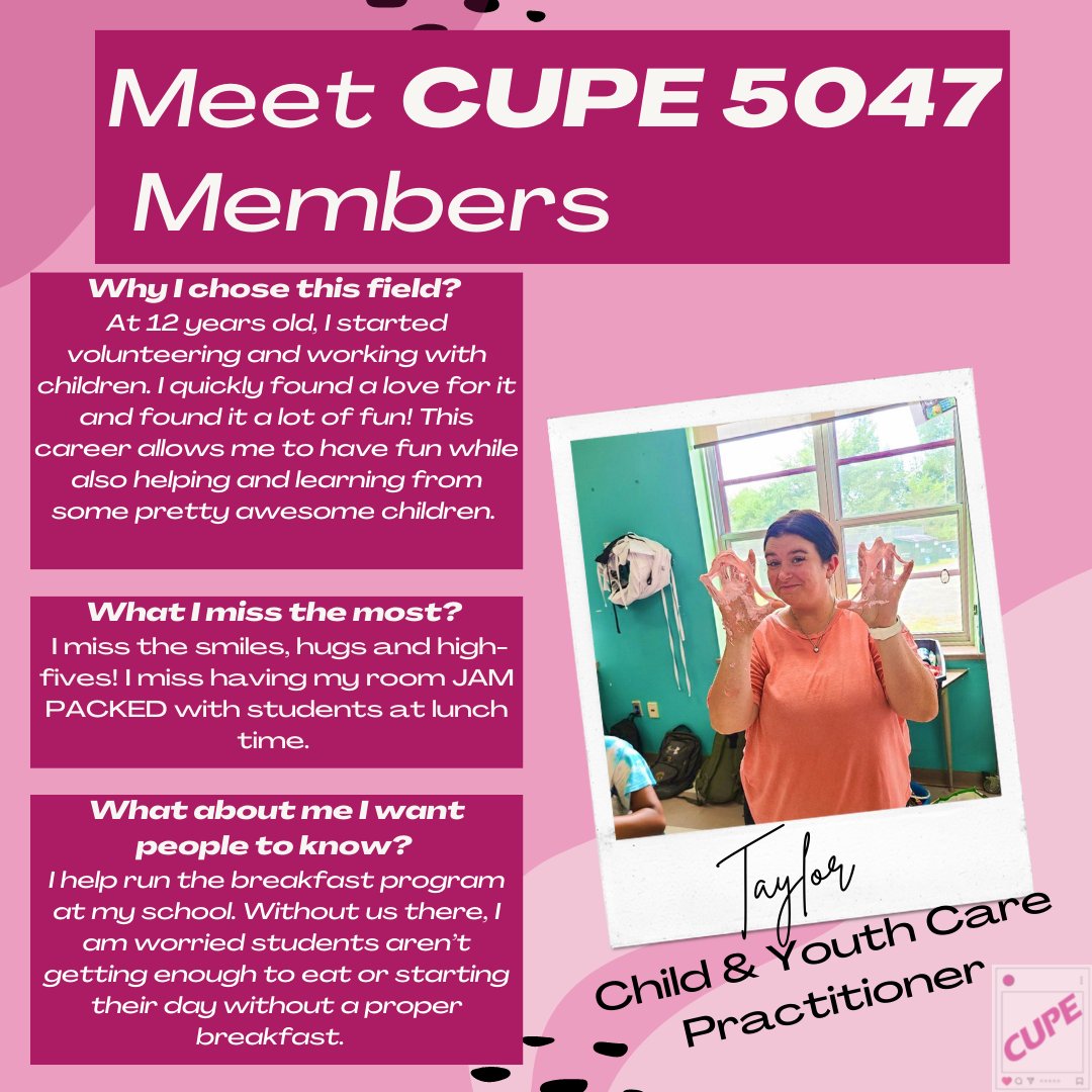 Cupe5047Stories's tweet photo. Meet Taylor!!
#cupe5047 #cupe5047strike #cupe5047solidarity #hrce #hrcestrike #fairdealnow #fairwages #houstonwehaveaproblem #inclusionmatters https://t.co/fQL4jN4zLB