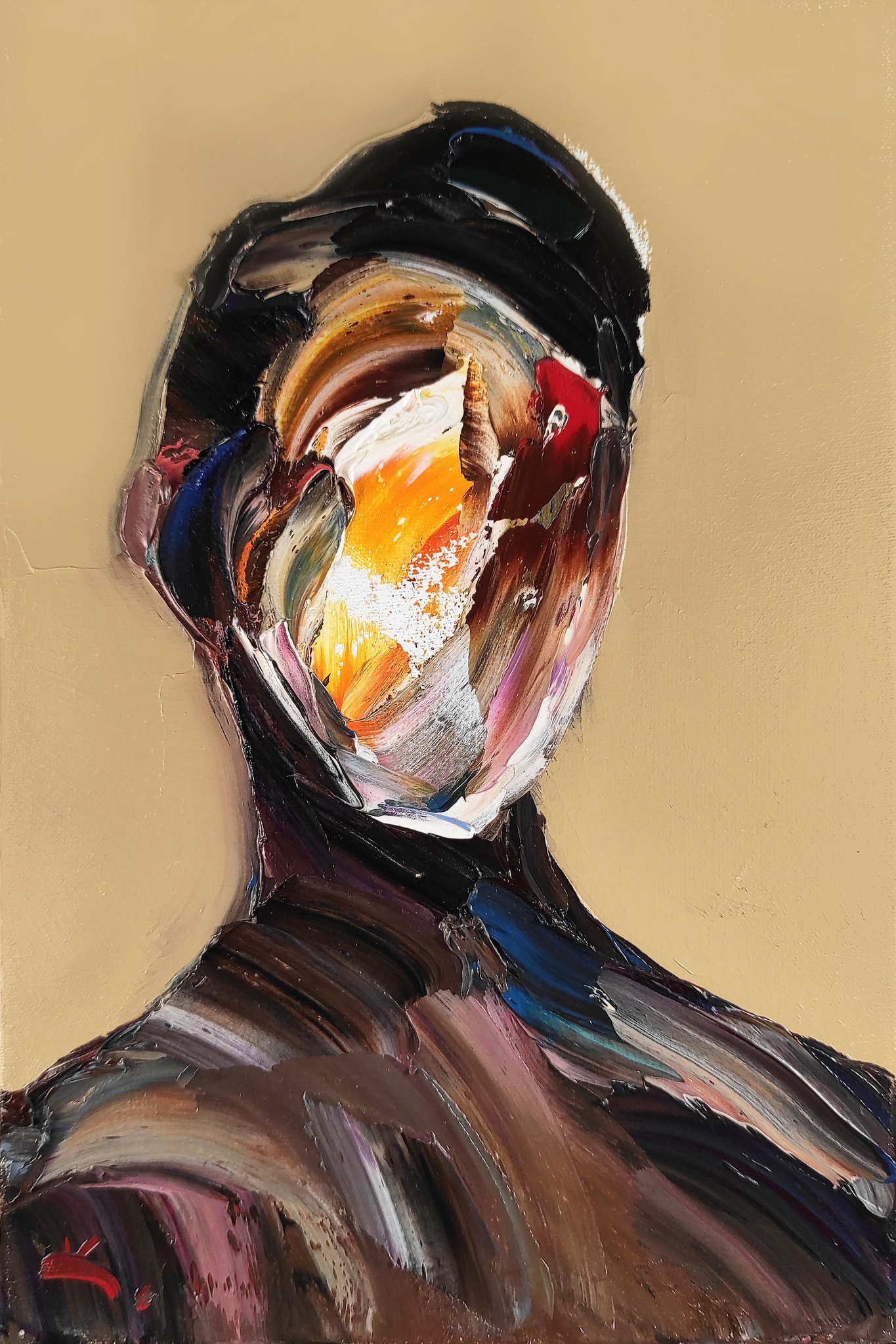 Acryl Painting 作者不明 Oil paintig 作者不明