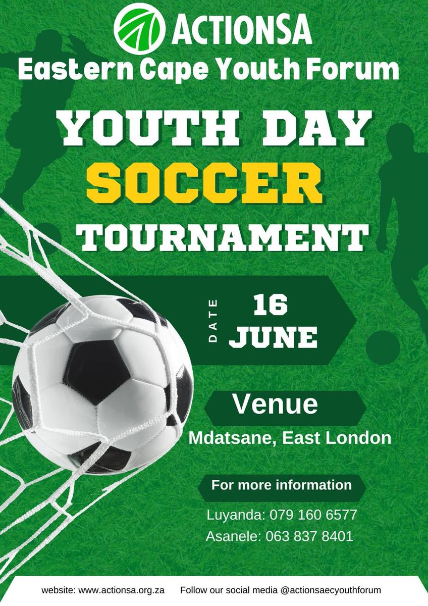 The youth are our future and sport is all the more important with them having to endure the highest unemployment rate in this province of the Eastern Cape. ActionSA will be giving the youth of Mdantsane some hope and will register them to vote next year <a href="/HermanMashaba/">Herman Mashaba</a>