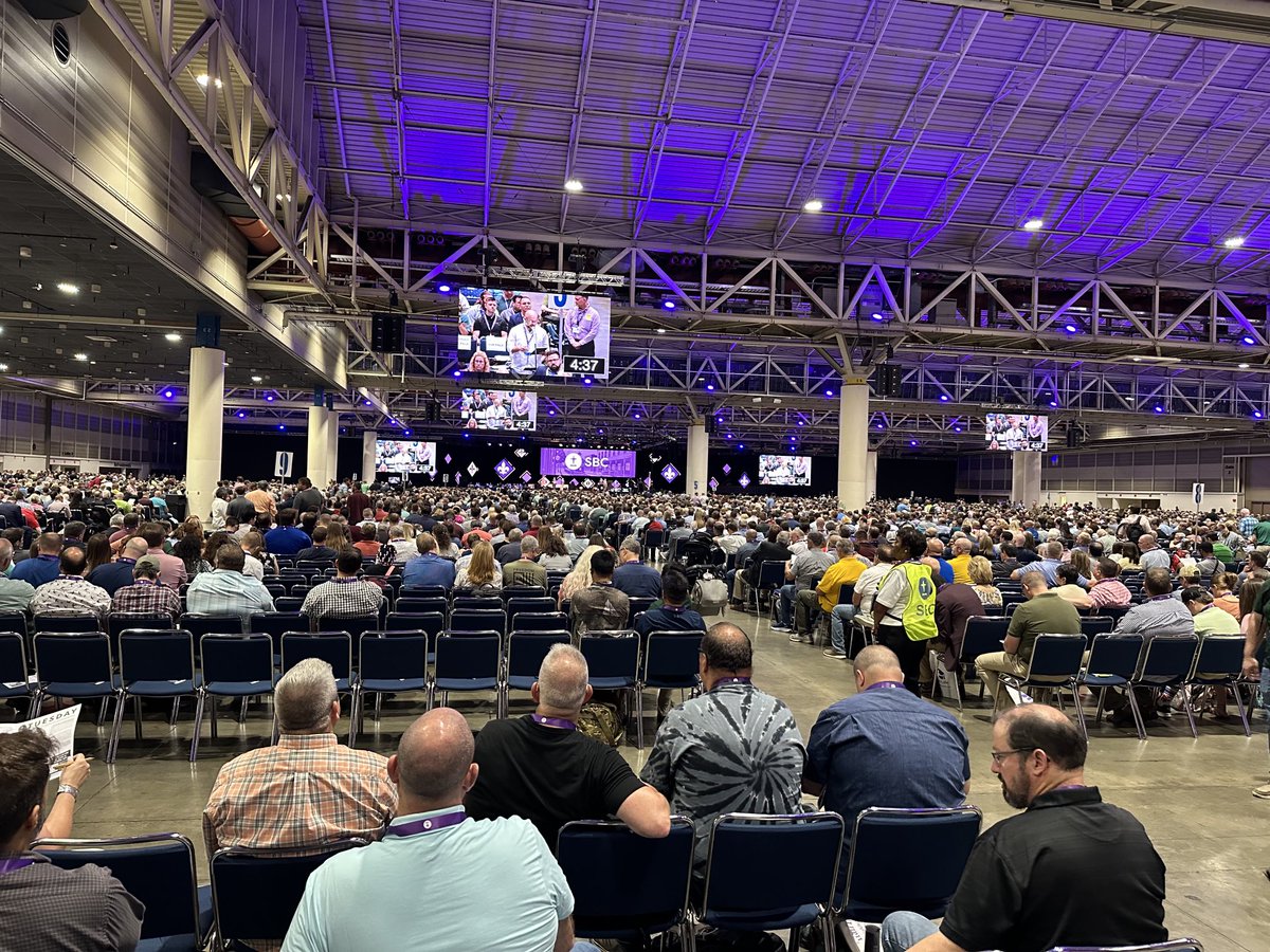 We are in the room on the first day of #SBC23 along with thousands of other Southern Baptist brothers and sisters. May God be glorified and we be unified in our mission to take the gospel to every nation, tongue and tribe!