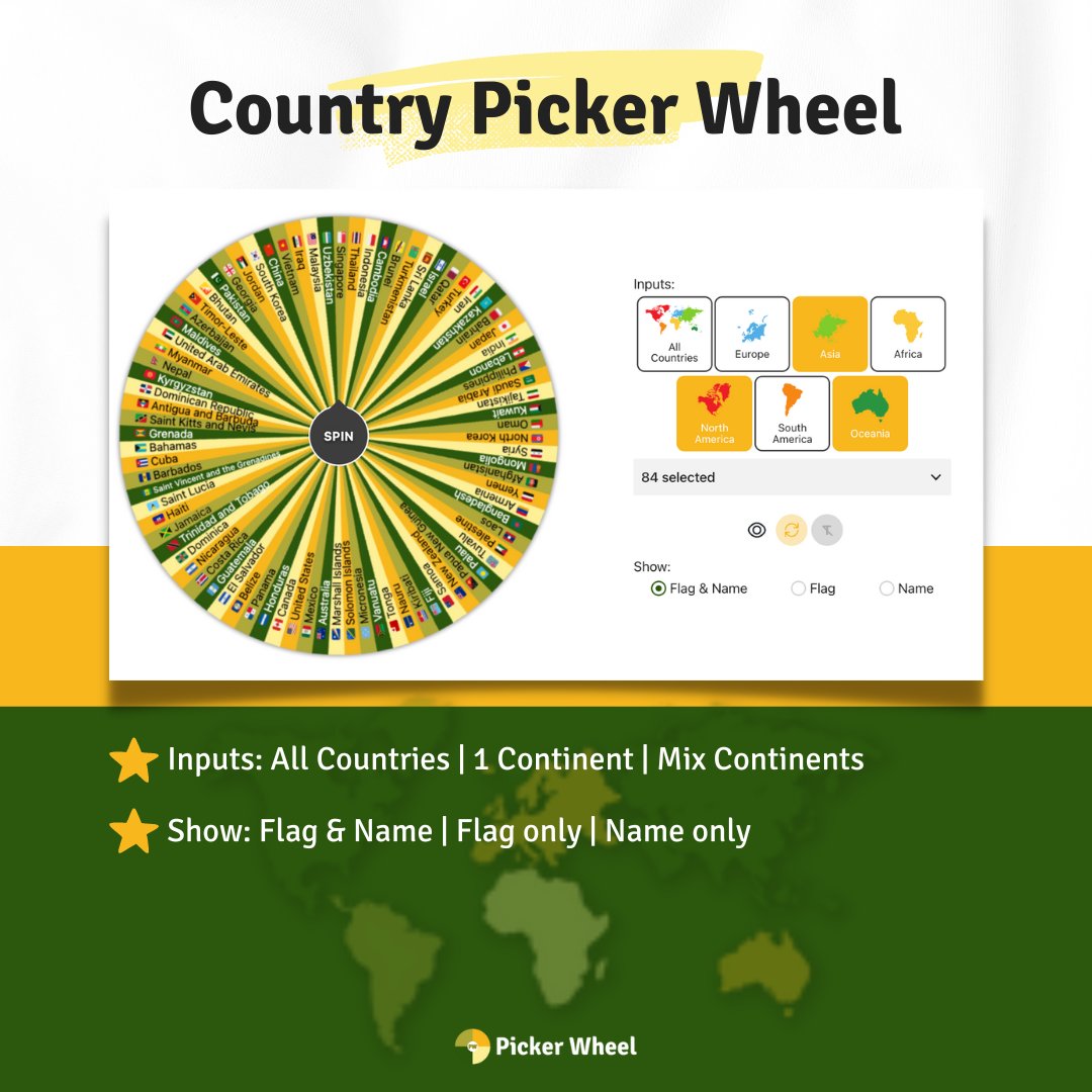 Picker Wheel tweet media