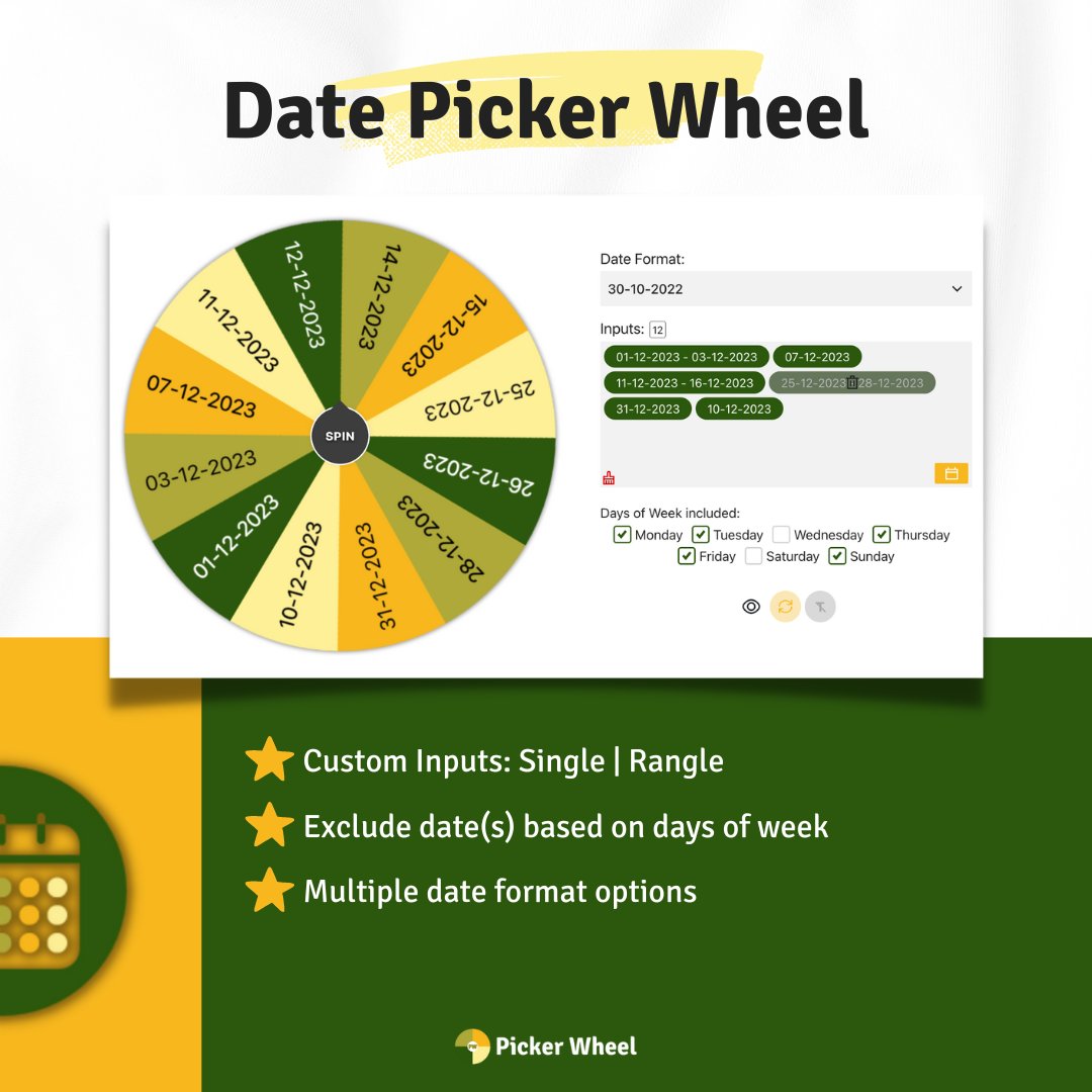 Picker Wheel tweet media