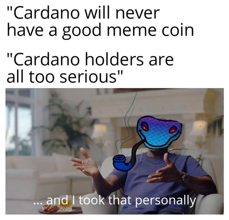 Do you know #Cardano have a memecoin $SNEK 🐍