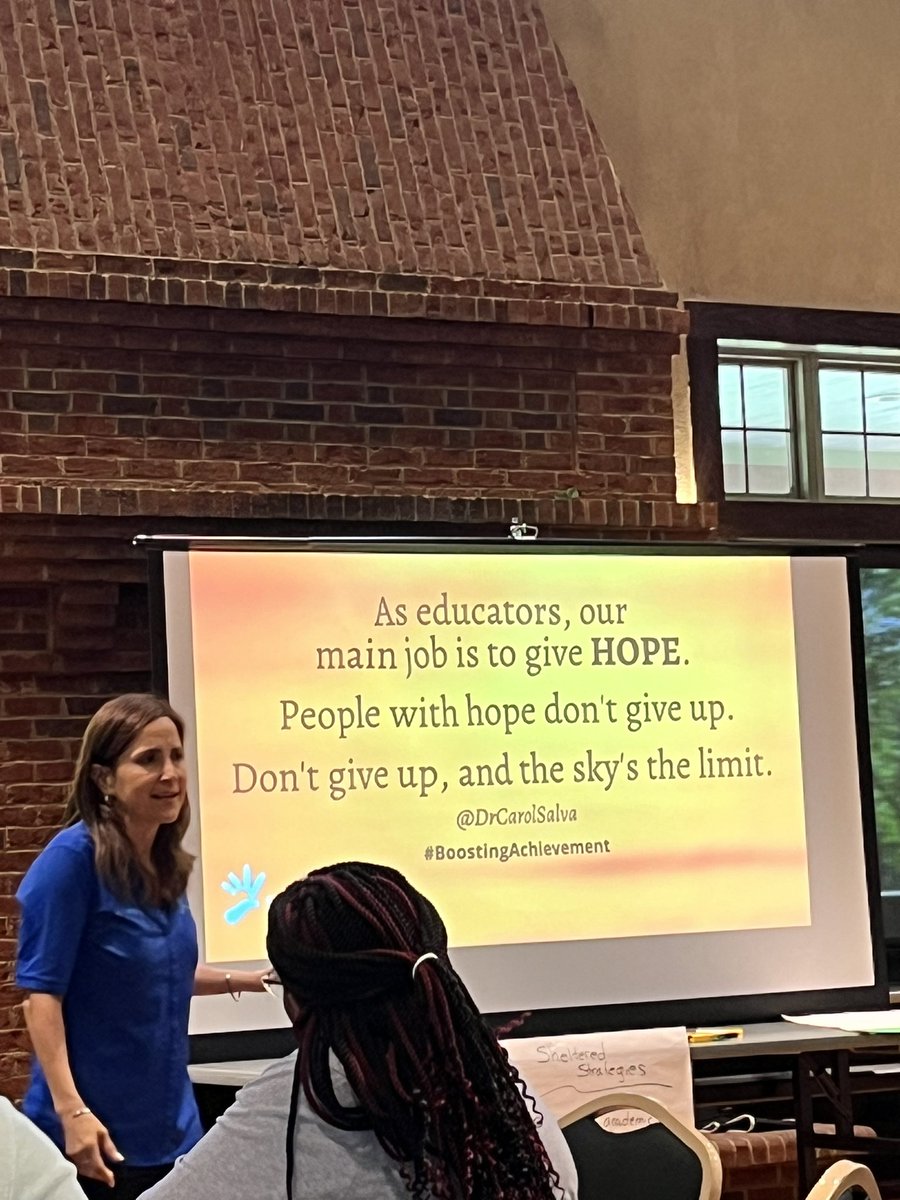 Learning so many practical strategies from @DrCarolSalva when working with SLIFE students, but this quote in the photo below, really speaks the truth for ALL our students! 
#BoostingAchievement #TransformingLearningCultures
#BestOfCMS