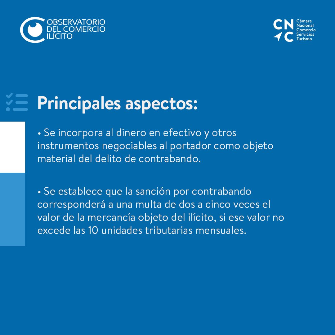 CamaraNacional's tweet photo. En relación al #contrabandodedinero solo existe la sanción por su infracción.

En 2023 se presentó en el Senado una moción  para incorporar esta conducta dentro de la figura del delito de #contrabando.

Revisa  este link para más información 👉🏻https://t.co/D1FkPg0TPW https://t.co/GnYw7vNtJO